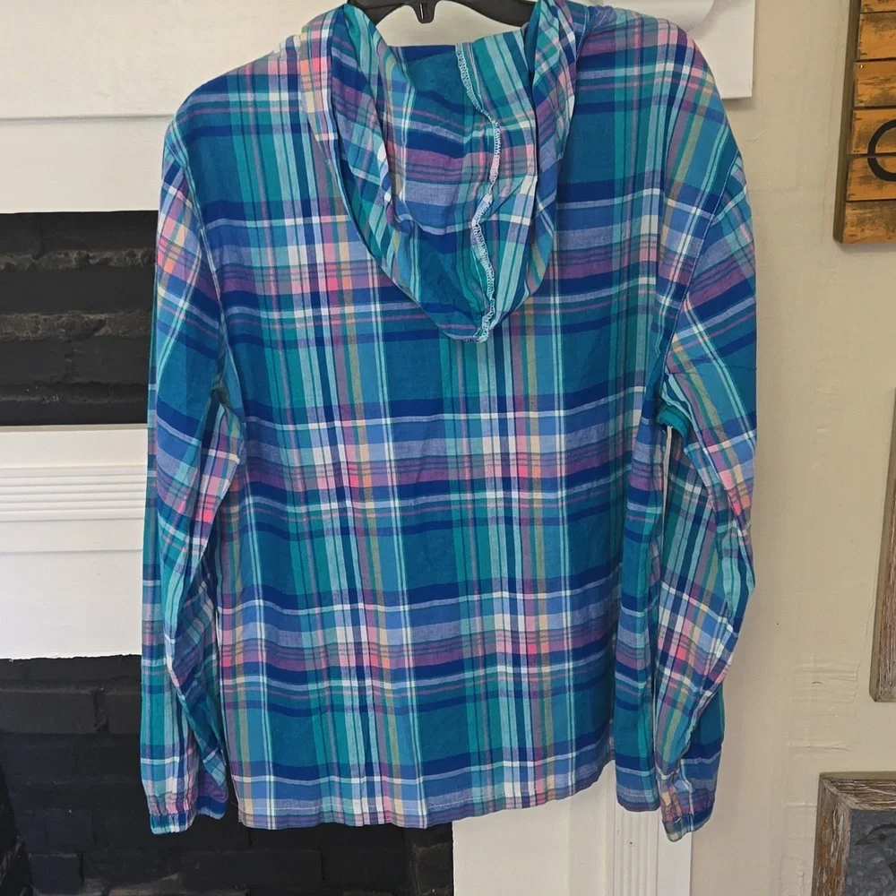 Crown & Ivy long sleeve hoodie shirt - Picture 8 of 9